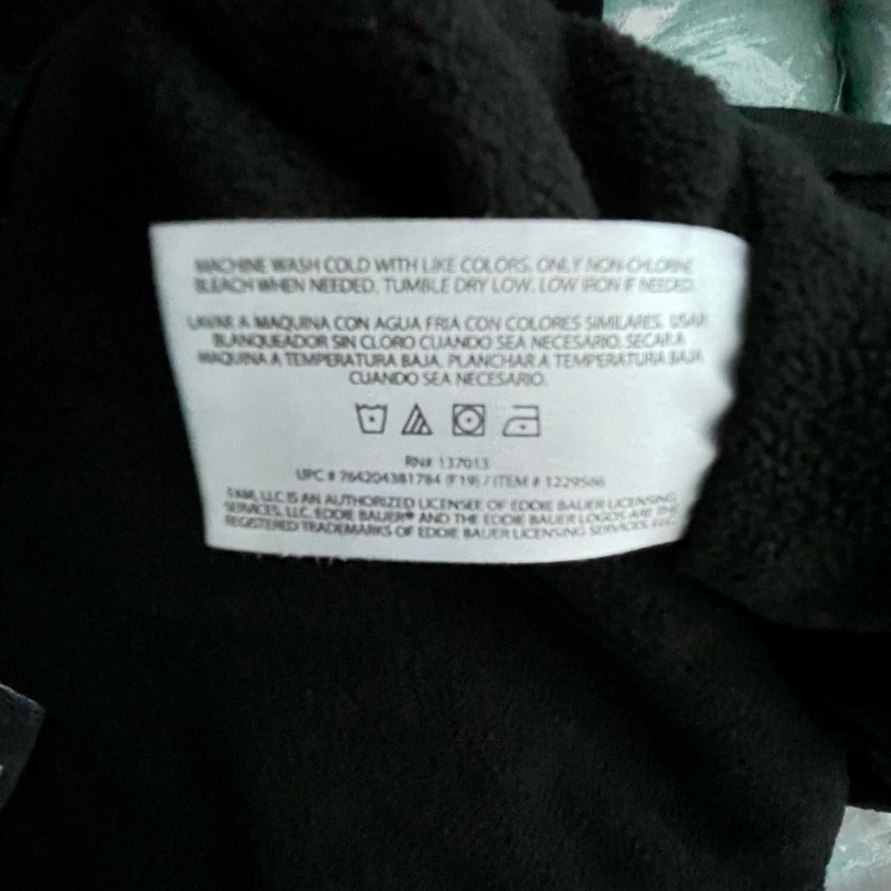 Eddie Bauer Men's Fleece Lined Water Resistant Black Pants 32 x 32 - Picture 12 of 16